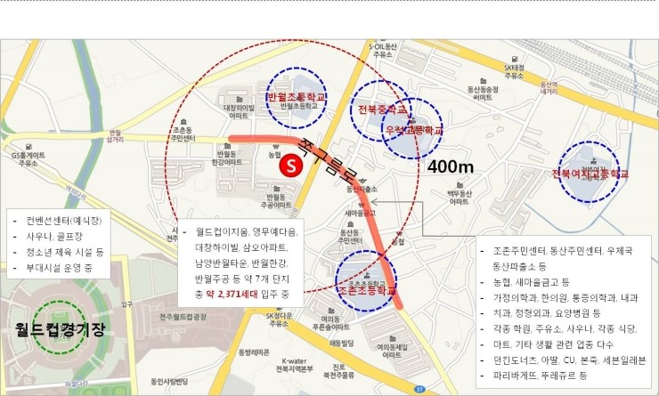  전주시 반월동 오네뜨 하이뷰 프리미엄 분석