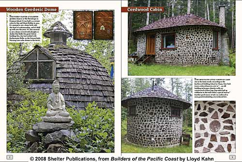 특이한 통나무집 장작더미집(Cordwood house)와 한국의 원형 황토집 비교 특이한 통나무집 장작더미집(Cordwood house)와 한국의 원형 황토집 비교