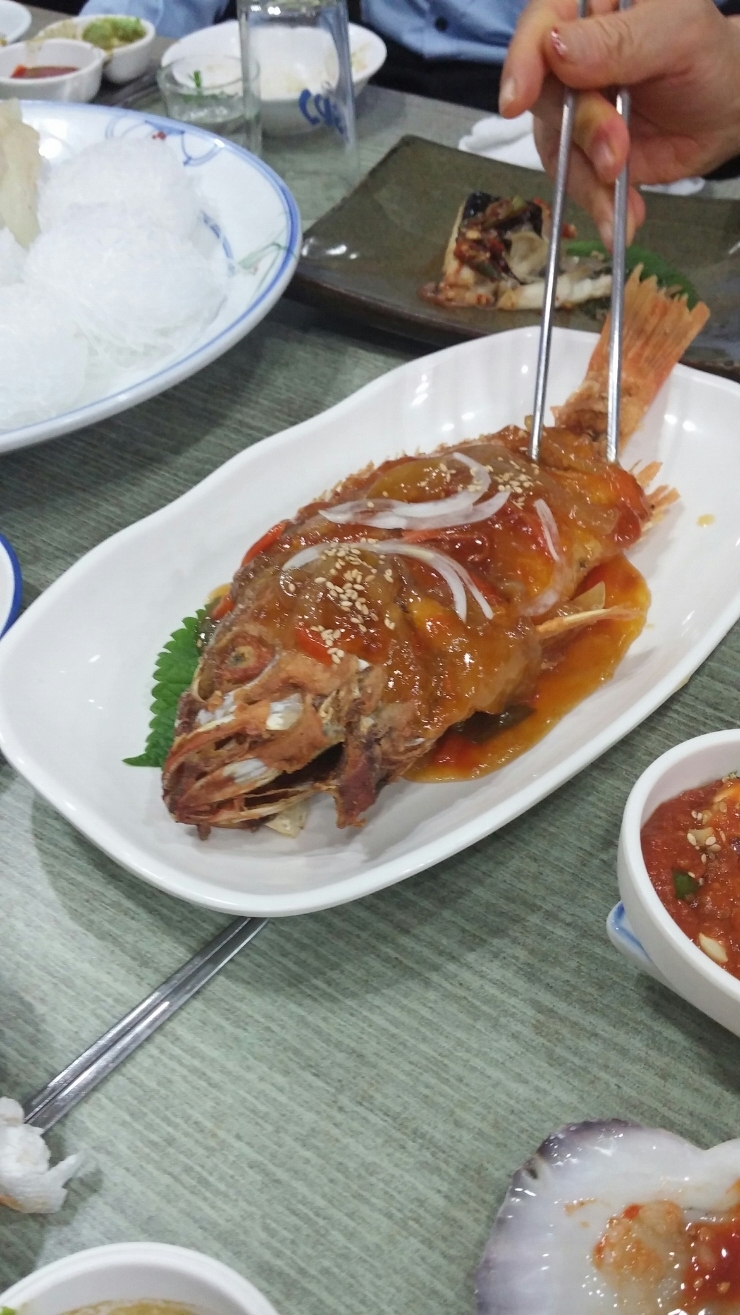  천호역 동해수산 광장동 13기 모임