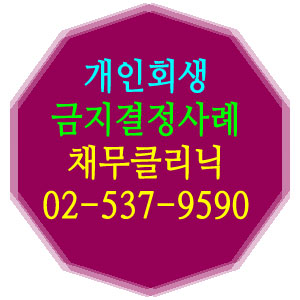 (개인회생 금지결정)서울중앙지방법원 개인회생 접수 후 2일만에 금지결정!!