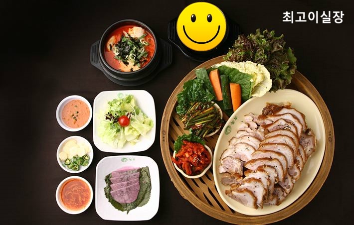  인천 주안역 놀부보쌈에서 족발세트먹었어요