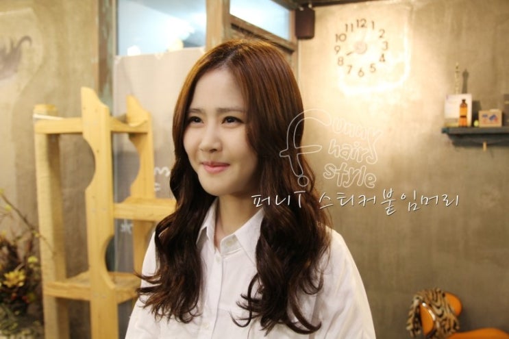  홍대붙임머리 전문점에서 숏컷 붙임머리를 퍼니T 스티커 붙임머리로 티안나게 해결!