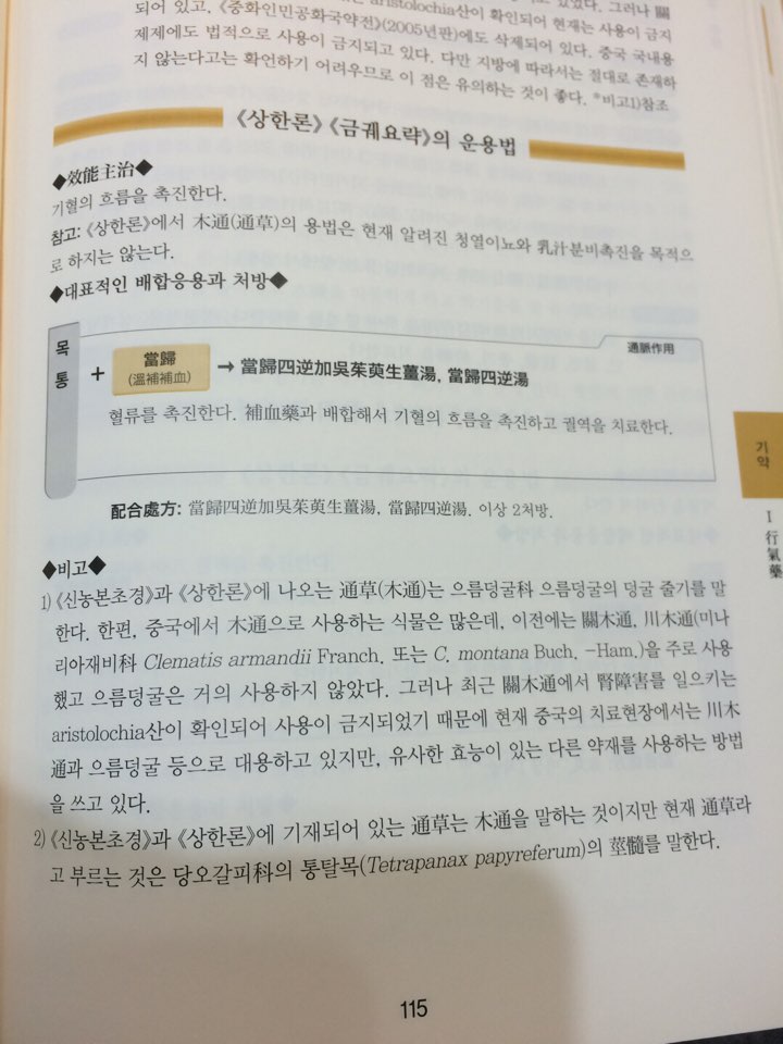  상한론에 나온 通草는 목통(木通)인가? 아니면 통초(通草; 通脫木)인가?