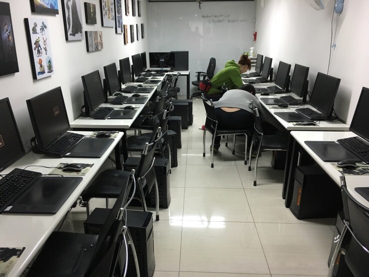 강남 sbs 아카데미 사무실 청소 컴퓨터 분해 전체 청소