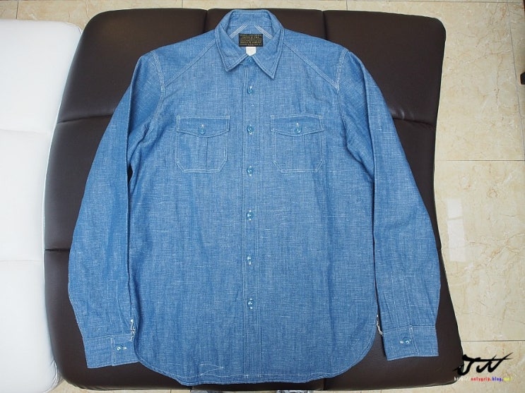  RRL(DoubleRL) -  LIMITED EDITION SELVEDGE CHAMBRAY SHIRT 더블알엘 셀비지 샴브레이 셔츠 한정판