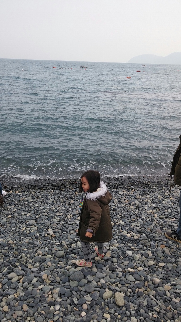 거제여행,  몽돌해수욕장,  외도.