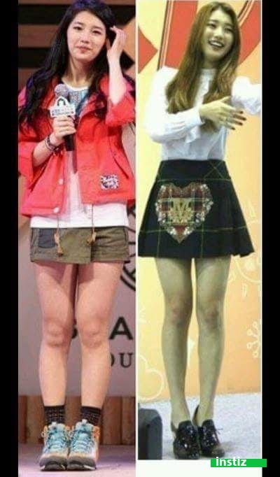 수지 다이어트 전후 / 연예인 다이어트 전후 / 허벅지 안쪽살 빼기