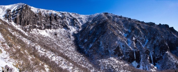 절정 한라산 설경 겨울 한라산 비경 한라산 등산코스