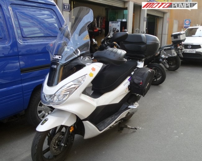 모토뽐뿌 올뉴PCX + GIVI EA101소프트 사이드백 설치