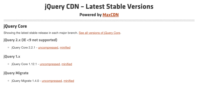 제이쿼리 jQuery CDN 이용하기 : 네이버 블로그