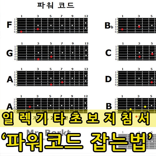 일렉기타초보를 위한 일렉기타 파워코드표 및 파워코드잡는법 : 네이버 블로그 일렉기타초보를 위한 일렉기타 파워코드표 및 파워코드잡는법 : 네이버 블로그