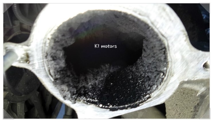 CM싼타페 이상한차 하체소음과 힘도없고 검정매연발생수리 K1모터스