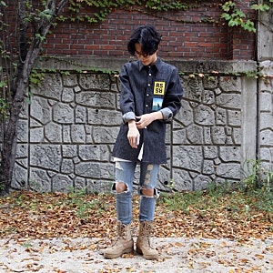 15SS 라프시몬스 상어 패치 셔츠 리뷰.
