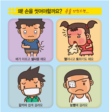 손을 씻다 만화 웃기는