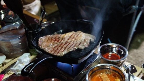롯지 10.5인치 사각 그릴팬 시즈닝하기~ / 롯지 시즈닝