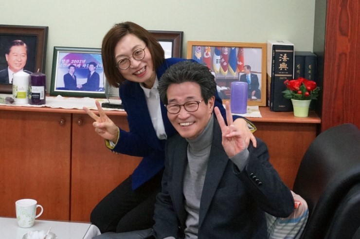 <b>정청래</b>, 은수미 이목희 선거사무소 방문 응원