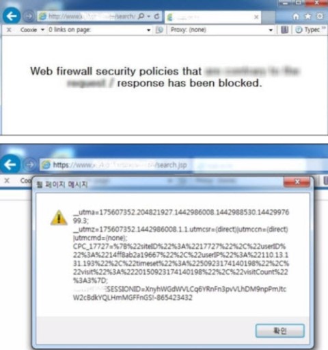  HTTP와 HTTPS 혼용시 취약점 발견. 웹방화벽 필터링 우회 가능