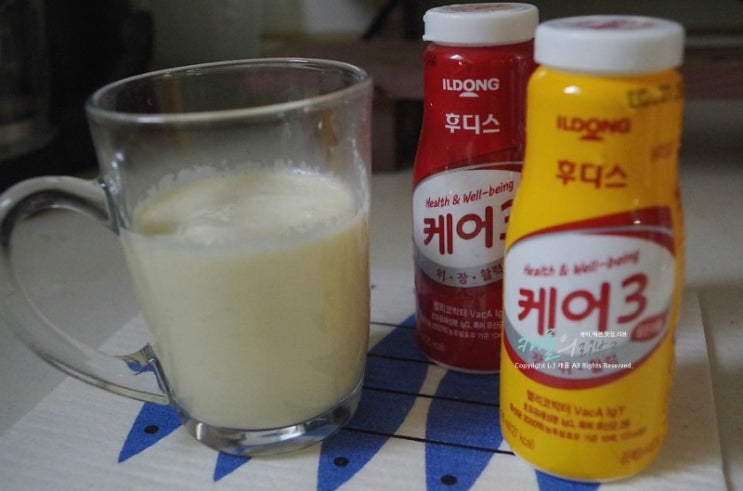 유산균음료 후디스케어3 더욱 맛있게 즐기는법 ! 