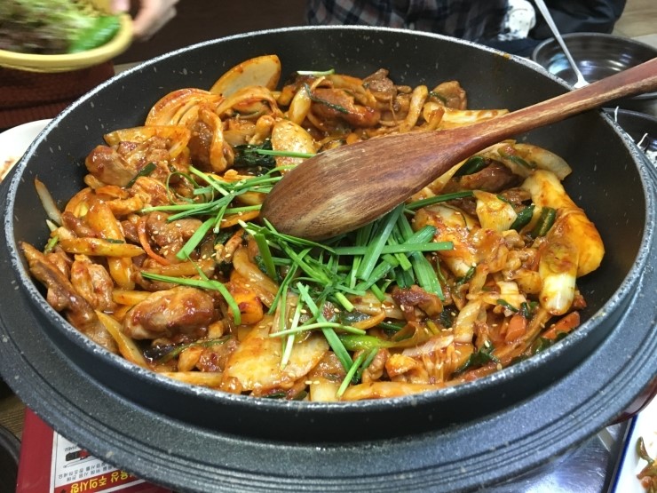 포항 유강 오리 맛집 "텃밭 생오리"