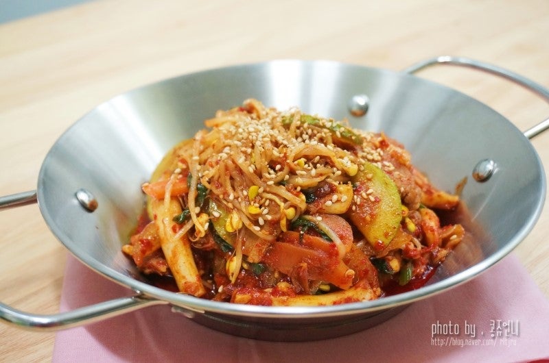 백종원 오삼불고기, 콩나물 오삼불고기 레시피