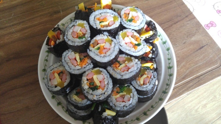  [집밥] 봄맞이 돌돌말아 김밥~~~~