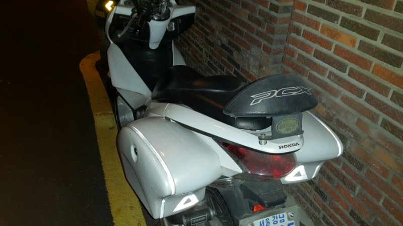 PCX125 리어 사이드백