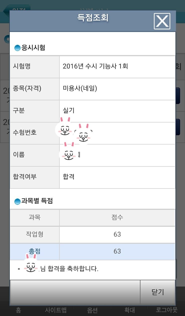 ë„¤ì¼ì‹¤ê¸°ì‹œí—˜ í•©ê²©ìžë°œí'œ ì ìˆ˜ í™•ì¸í•˜ê¸°ã„·ã„·ã„· ë„¤ì´ë²„ ë¸