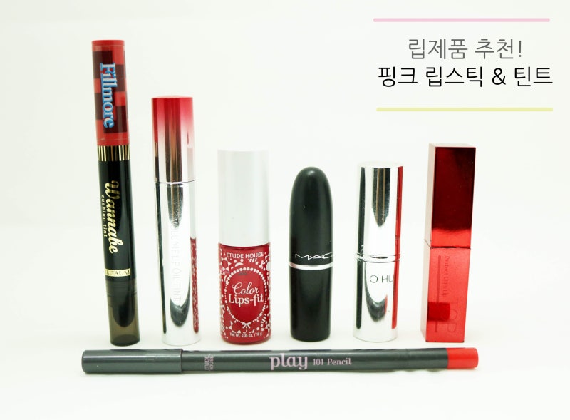 [핑크립 추천편!] / 웜톤 핑크립 추천 / 핑크 립스틱 추천 / 핑크 틴트 추천