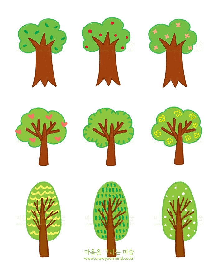 아이들을 위한 님나무 그리기