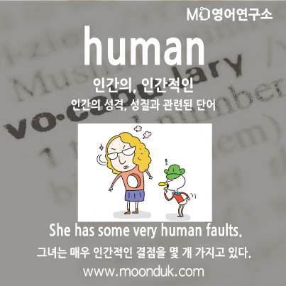 MD 알쏭달쏭 영단어_human VS humane : 네이버 블로그