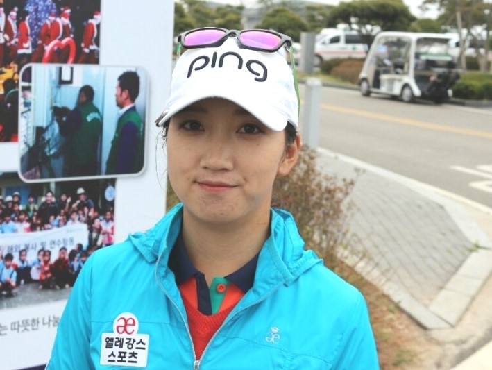  KLPGA 삼천리 투게더 오픈 프로 골퍼 김소이, 한상희, 김란경 스텀프 선글라스 STUMP EYEWEAR 착용