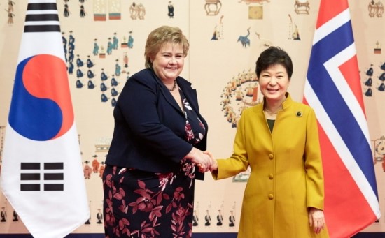 박근혜대통령, <b>한-노르웨이</b> 정상회담 <b>경제 협력</b>추진