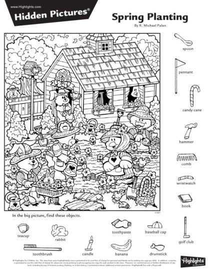 숨은그림찾기 프린트 Hidden Pictures 네이버 블로그