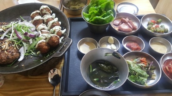  조기구이 하나로 화목하게