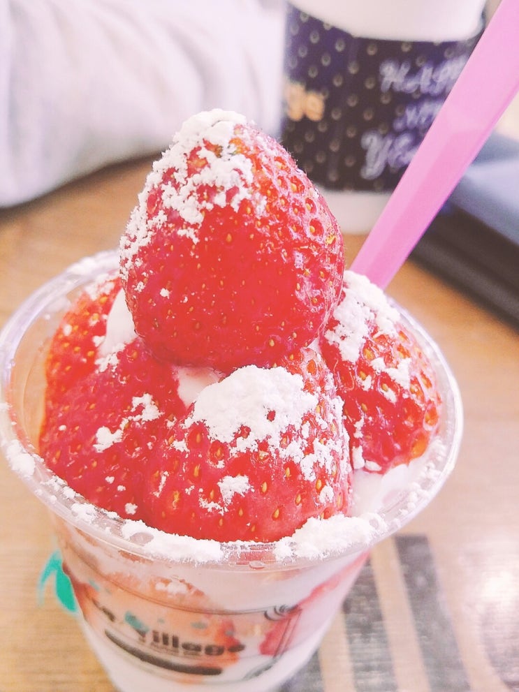 아이스빌리지-딸기요거트아이스크림