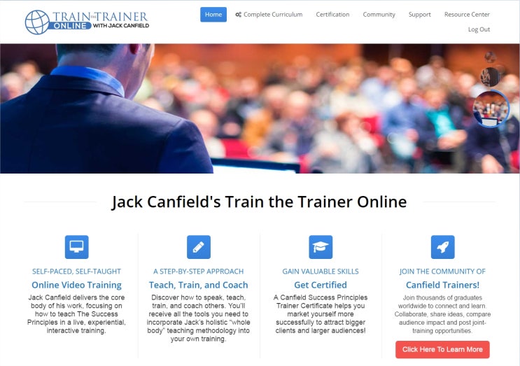  영혼을 위한 닭고기 수프의 저자 잭캔필드의 석세스프린서플 Success Principle trainer과정에 등록하다. - 시크릿