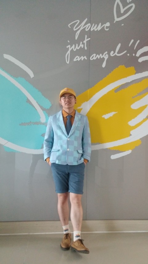  [데일리룩 #19] 스트라이프 봄자켓 & 비비드 셔츠로 댄디룩 코디하기