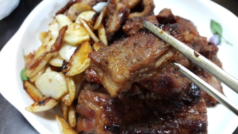 산야초 댓잎갈비 배달 빠르고 고기도 두껍고 맛도 최고!
