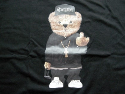 스티그마]STIGMA - COMPTON BEAR T-SHIRTS BLACK 반팔티