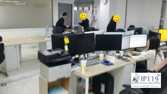  신사랜공사/랜선정리/랜선철거작업/ip119