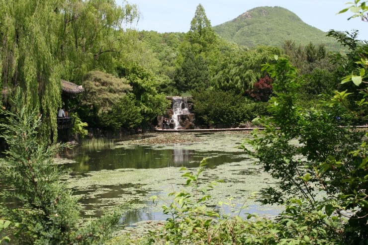  파주 벽초지수목원에서...