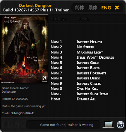 다키스트 던전 트레이너 - Darkest Dungeon Build 13287-14557 +11 Trainer [Fling] : 네이버  블로그