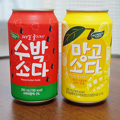 수박소다 & 망고소다