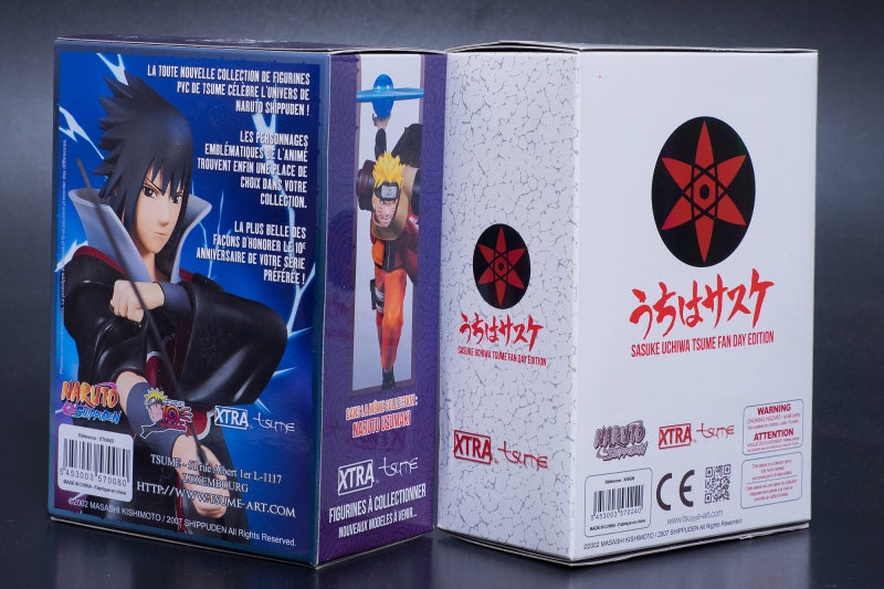 tsume-art xtra Uchiha Sasuke normal ver. vs fan day ver. / 츠메아트 xtra ...