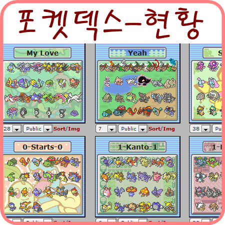  포켓몬 케이브(포켓덱스) 현황~