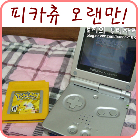  간만에 켜본 포켓몬스터 피카츄/은 버전+_+