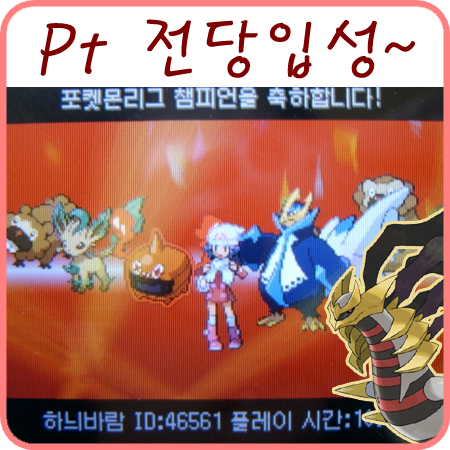  포켓몬스터Pt기라티나 전당 입성 완료