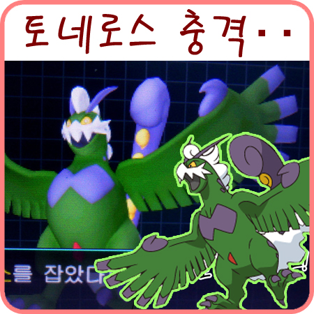  늦었지만 포켓몬스터 BW2의 토네로스 영물 폼 감상 후기
