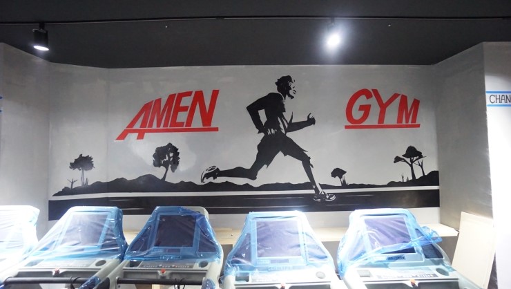  경기도 화성 병점헬스장[그래피티 인테리어벽화]크로스핏GYM휘트니스