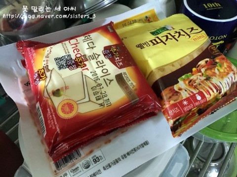 홈메이드) 집에서 만드는 치즈토스트 :D